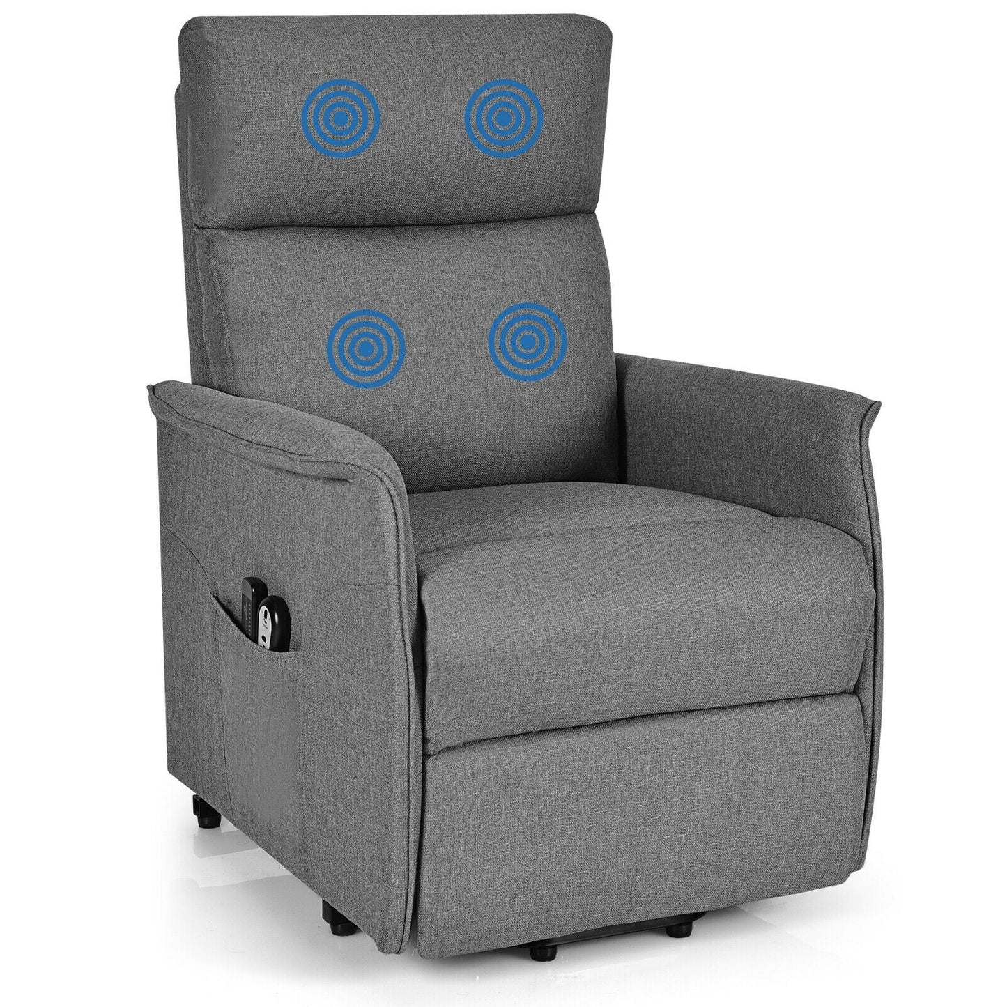 
                  
                    Electric Power Fabric Padded Lift Massage Chair Recliner Sofa-Gray
                  
                