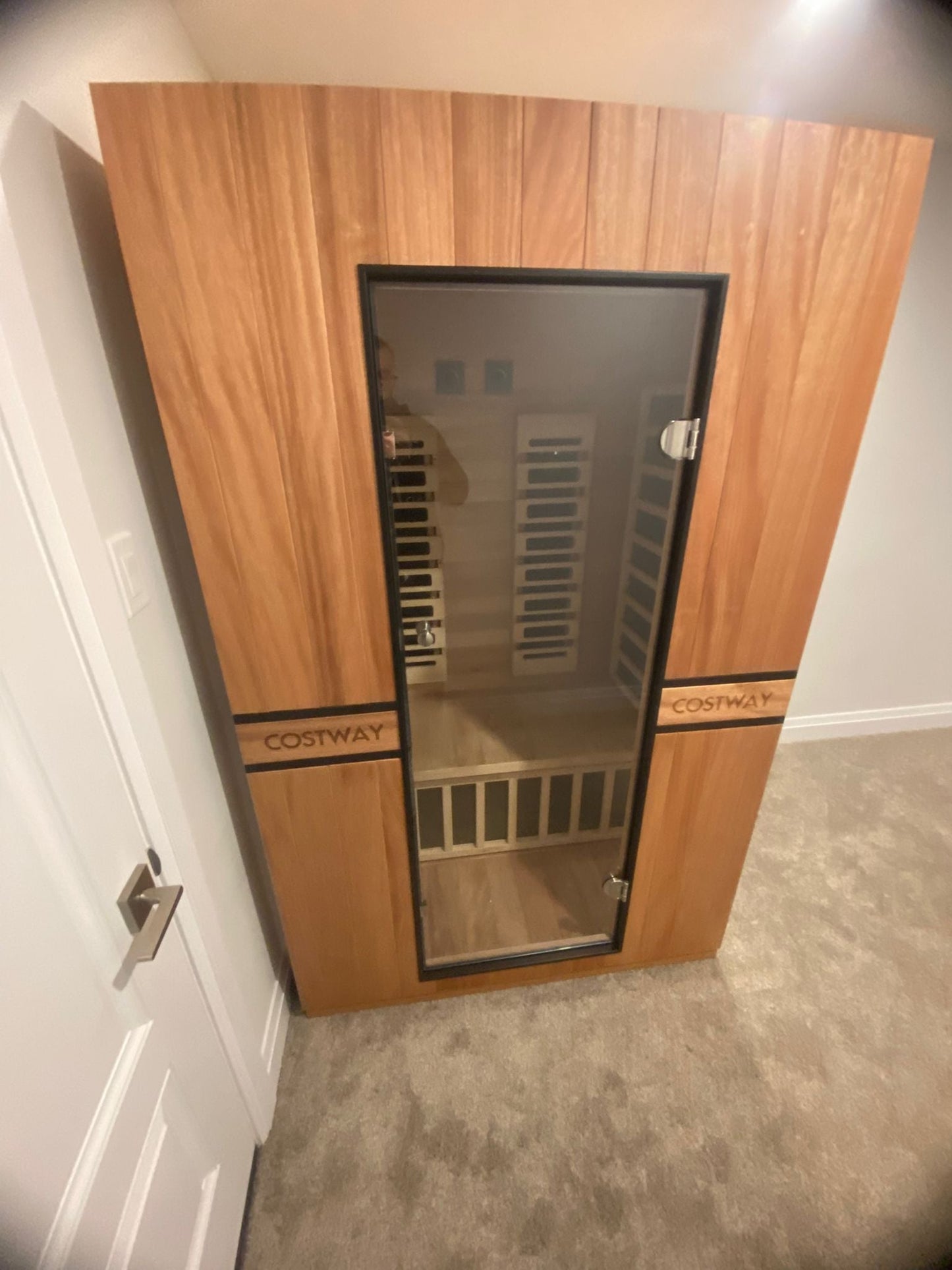 
                  
                    PREORDER NOVEMBER 2026-Costway 2-Person Dual Therapy Full Spectrum Infrared Sauna with Red Light Panel, WiFi App Control, Chromotherapy & Bluetooth – Okoume Wood- Fully Loaded Indoor Spa
                  
                