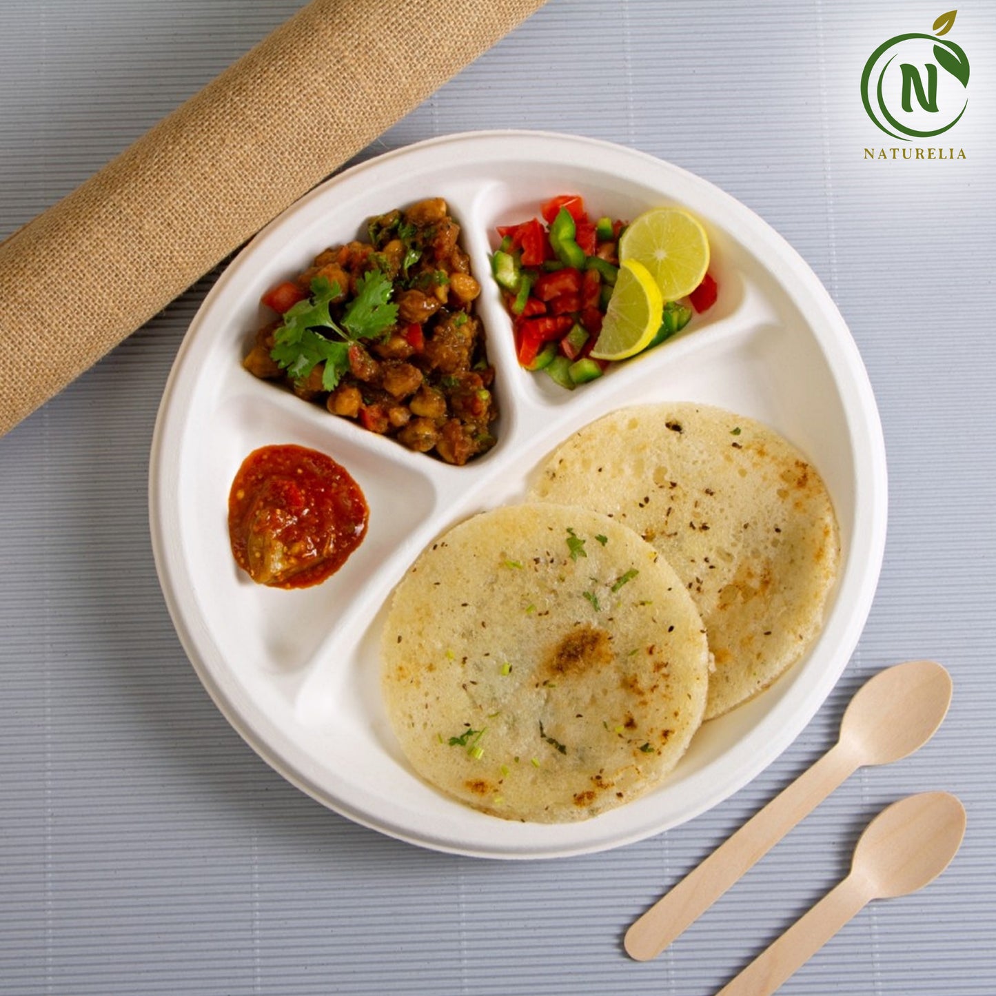 
                  
                    Naturelia Bagasse Sugarcane Plates, 7- and 11-Inch Options
                  
                