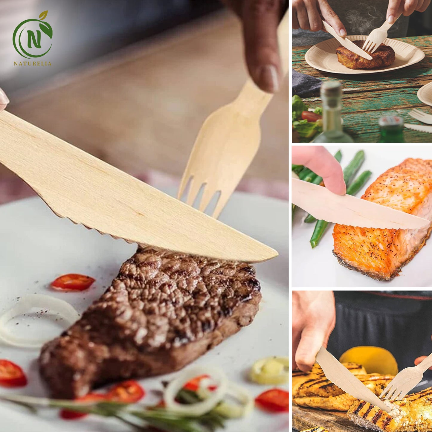 
                  
                    Naturelia Birchwood knives — 25 pack
                  
                