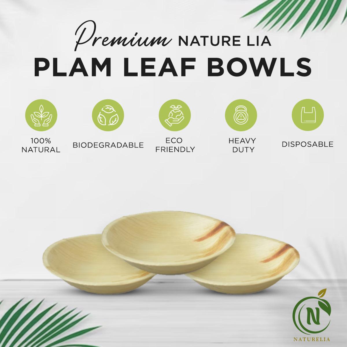 
                  
                    Naturelia 8-Inch Round Palm Leaf Disposable Bowls- Faux Wood Style Dinnerware Soup and Salad Bowl Set - 25-Pack Bundle - Microwave, Oven, and Freezer Safe - Naturelia
                  
                